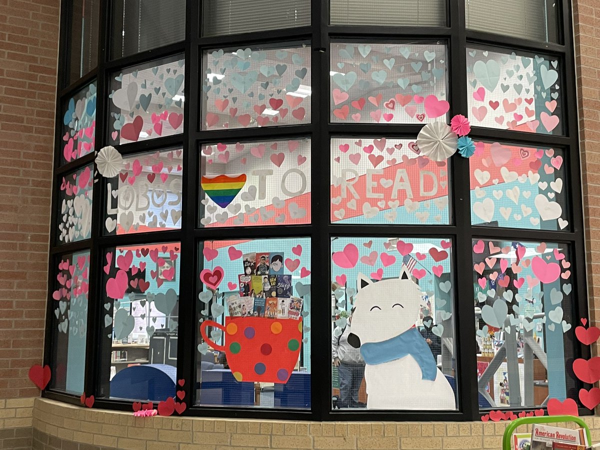 GsaChavez's tweet photo. We love it!!🏳️‍⚧️💖 @chsLOBOlibrary https://t.co/I4S0ufJ2m9