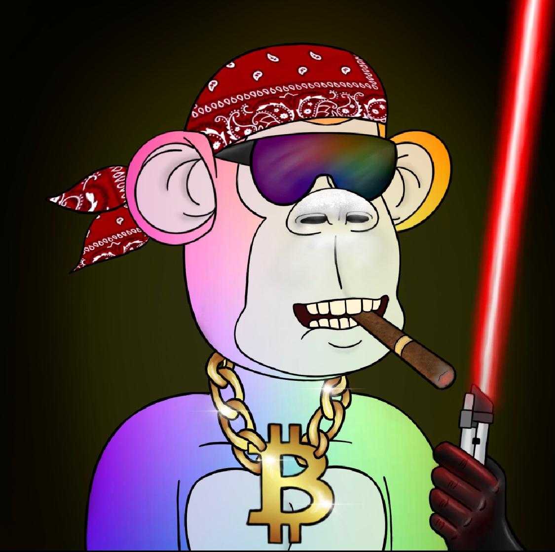 Stewding1990's tweet photo. @NftCryptosArt Evil apes Asylum! https://t.co/DtDkHvDfMO