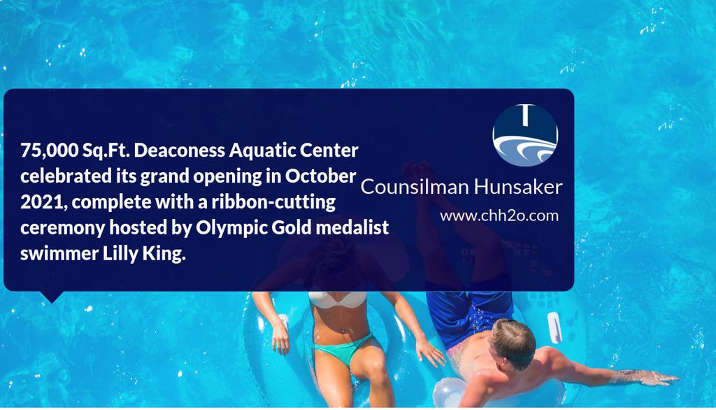 Deaconess Aquatic Center: lttr.ai/t7G3

#DedicatedLockerRooms #ZeroDepthEntryArea #IncludesPlayFeatures #DivingNationalChampionships #AquaticsForLife #CircleofExpertise #UniquelyAquatic