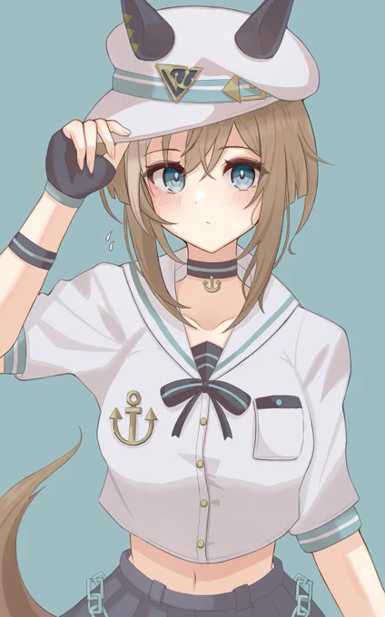 帽子のあの娘と勝負服選び
 #ウマ娘 