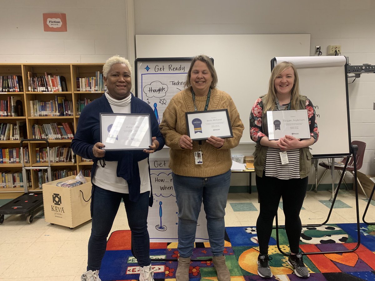 These educators never stop. Three more certifications. In awe of their commitment. #WeAreEvergreen #Intentional #Catalyst