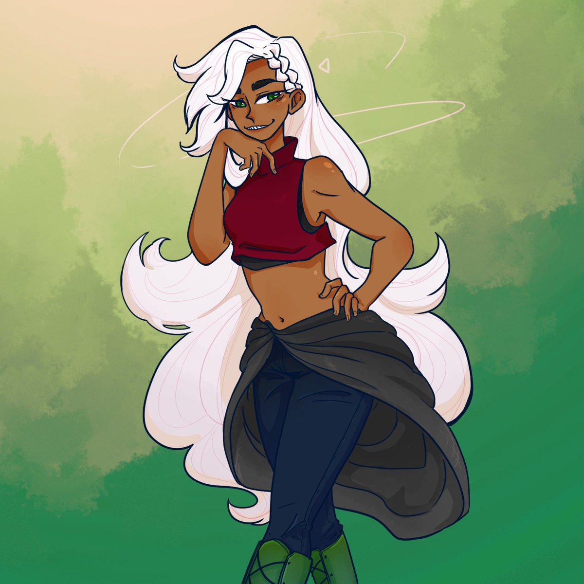 KindyArt's tweet photo. The best way to force yourself back into art is to draw your OC. https://t.co/MJnd1vNJI7