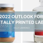Image for the Tweet beginning: 2022 Outlook for Digitally Printed