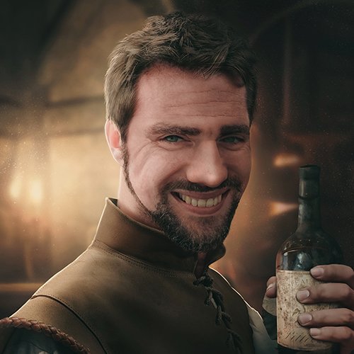 LycanticCorven's tweet photo. Kenneth Kully @canajunxyz from @UltimaCodex in Corven. He is, fittingly, a bartender. The guy who knows most of the news in town, the host, ... https://t.co/H6o1QVsN4z