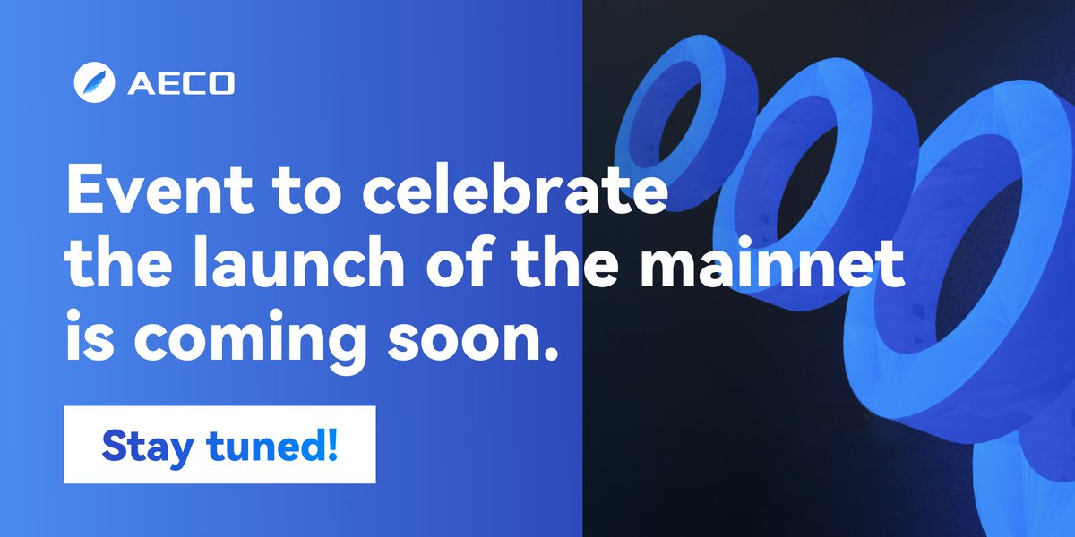 AECO has planned a very special event to celebrate 🥳 the launch of the mainnet. Lots of  benefits 🤑 are on the way. Let's get ready to embrace them together!🤗
#NFT #Defi #AECO