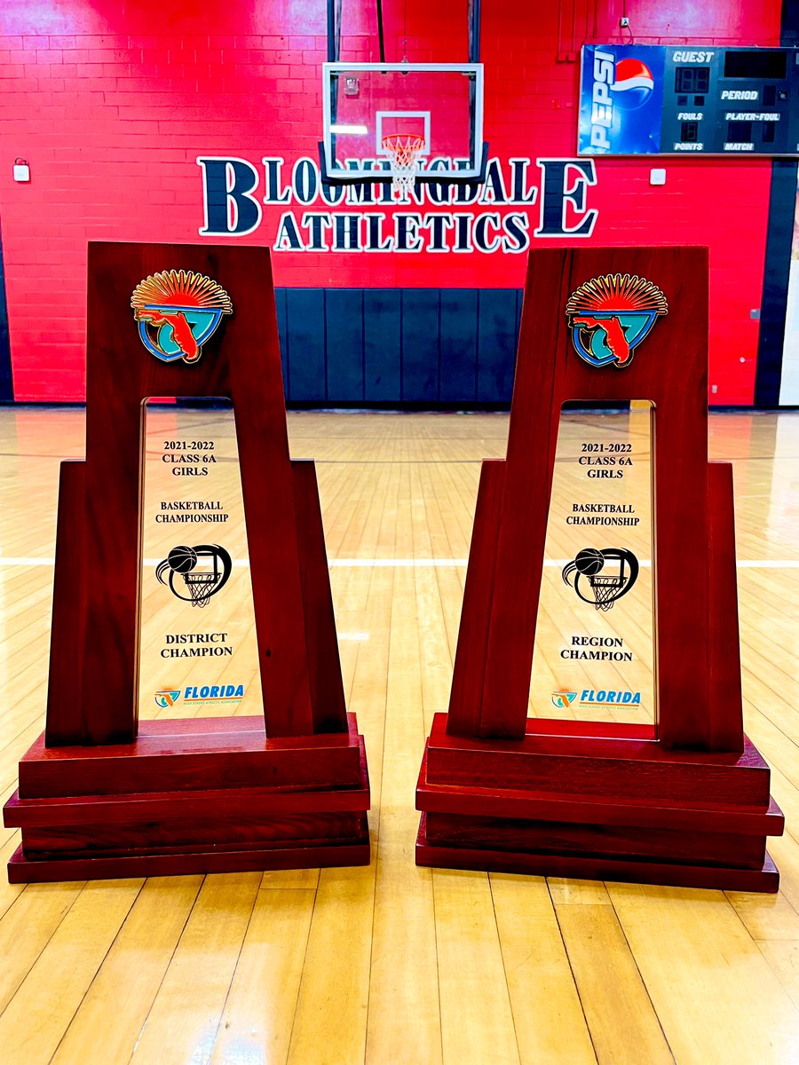 Region Champion trophy showed up this week.  I’d say that’s a good pairing…