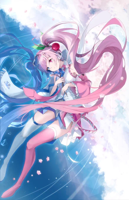 #ミクの日
春🌸が落ちて来る

遅刻しました。 
