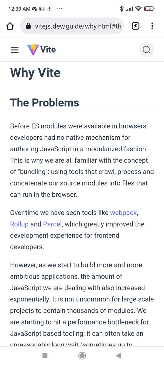 Vite powa ✨💪vitejs.dev/guide/why.html… #js #react #vuejs #angular #java #springboot #php #perl #ruby #python #programmers