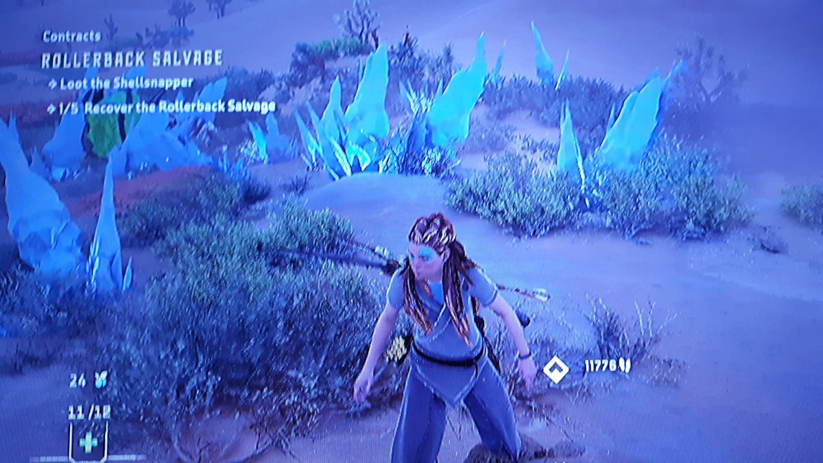 Killed a Shellsnapper... final blow was an explosive spear when it burried itself... it said I killed it.. but alas it is too far to loot! <a href="/Guerrilla/">Guerrilla</a> #HorizonForbiddenWest no matter what I do I end up in QA positions. Lol. Love it.