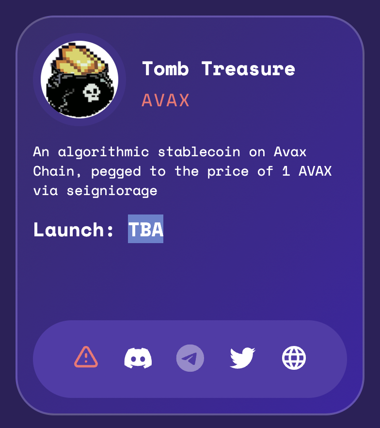 tomb_treasure's tweet photo. We have just been listing on https://t.co/D5L2N7hmTf

About our launch schedule
- Genesis pool will start at 2pm UTC 11 Mar 2022

#tombfork @TombForkWatch  @WhatTheFork_xyz https://t.co/n3BpIYeQSW