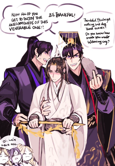 congrats to 2ha fandom- there's no sight of hyx but at least the eng side of danmei fandom is gonna get to enjoy Meatbun's absolute insanity! 