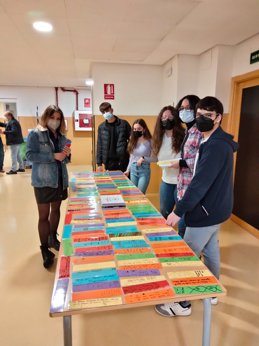 LCLFrayAndres's tweet photo. Los alumnos de 1.º y 2.º de ESO del @ies_frayandres han realizado marcapáginas con citas literarias para colaborar con AFANION. Puesto abierto en los recreos hasta el 17 de marzo. Gracias a nuestra compañera Eloísa Delgado por esta iniciativa #reCONOCIÉNDOnos #frayandresescultura https://t.co/Su9knZGAKV
