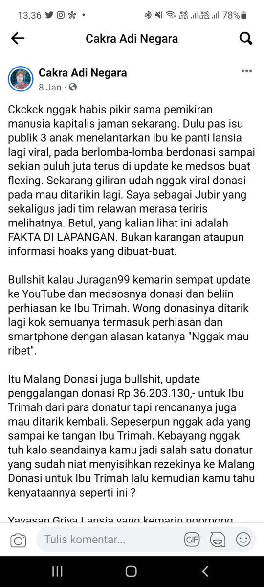 varshasalsaa's tweet photo. @XIXdgmbkXIX Nitip status di fb sebelum di tangguhkan akun nya wkwkw https://t.co/VqfBJ0STsR