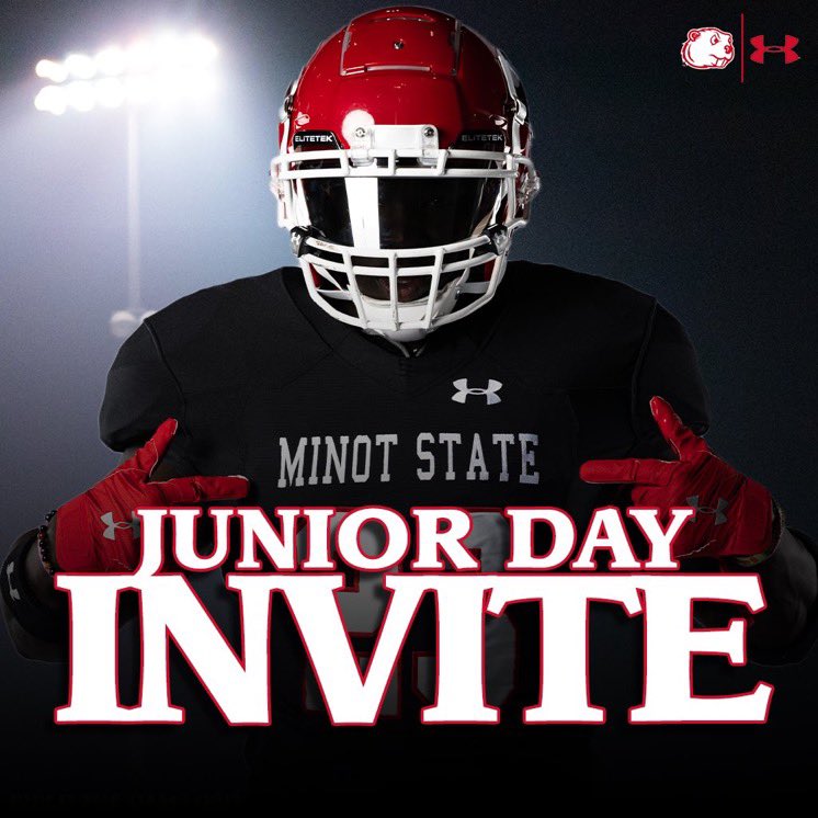Blessed to receive a junior day invite to Minot State from <a href="/BraedenVolk/">Braeden Volk</a>