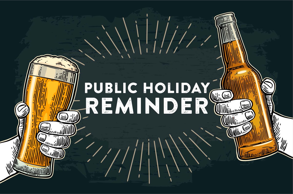 A quick reminder that Monday 14th March is a public holiday in both Victoria and Tasmania. As such our VIC warehouse will be closed on Monday. Our orders team will still be available however, if you need their services 

#cryermalt #malt #maltitup #beer #brewing