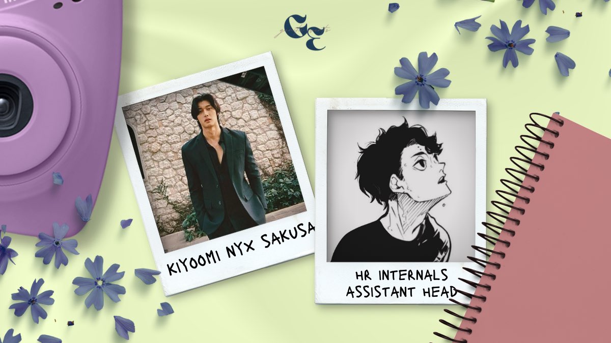 ㅤㅤ    
                                #GforGUNITA
                         Kiyoomi Nyx Sakusa ; HR Internals Assistant Head 
ㅤㅤ
