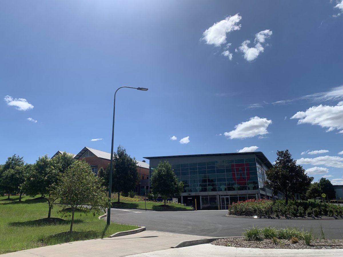 westsydulibrary's tweet photo. Its been a while since we have seen a beautiful clear blue sky above our libraries.  
To view your campus hours and locations visit > https://t.co/ecoCqqZ0ki
#Librarysnaps #ParramattaSouthcampus https://t.co/doINM0axfr