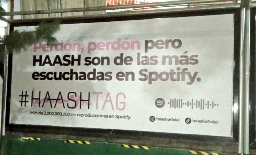 Fc100AconHaAsh's tweet photo. Tenemos nueva era en puerta, nuestras @haashoficial vienen con todo y el nuevo sencillo está más cerca de lo que imaginan.

Por lo pronto les dejamos estas super frases que están por toda la CDMX, eligan su favorita y en nuestro próximo tweet les dejamos las ubicaciones #HAASHTAG https://t.co/SGEneS1kpf