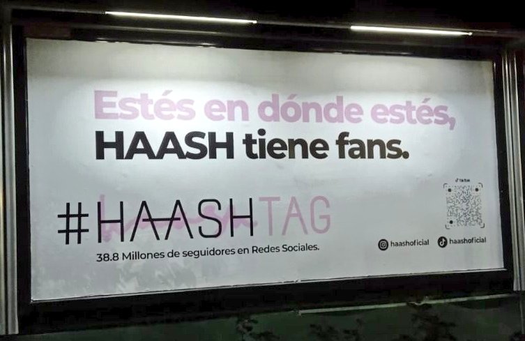 Fc100AconHaAsh's tweet photo. Tenemos nueva era en puerta, nuestras @haashoficial vienen con todo y el nuevo sencillo está más cerca de lo que imaginan.

Por lo pronto les dejamos estas super frases que están por toda la CDMX, eligan su favorita y en nuestro próximo tweet les dejamos las ubicaciones #HAASHTAG https://t.co/SGEneS1kpf
