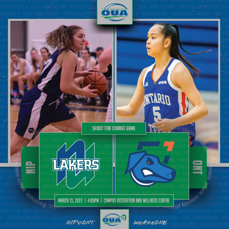 OUAsport's tweet photo. This weekend marks the inaugural #ShootForChange games between the @nulakers and @OT_Ridgebacks, with both schools hosting a pair of anti-racism 🏀 matchups to raise funds for BIPOC bursaries at their institutions.

Learn more ⬇️ about these important initiatives.

#WeAreONE