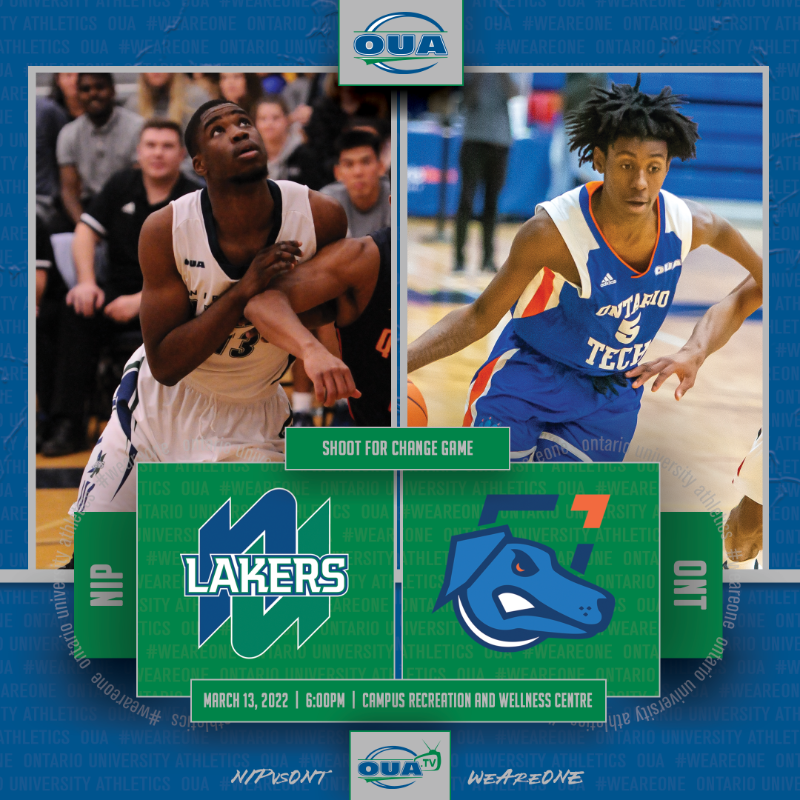 OUAsport's tweet photo. This weekend marks the inaugural #ShootForChange games between the @nulakers and @OT_Ridgebacks, with both schools hosting a pair of anti-racism 🏀 matchups to raise funds for BIPOC bursaries at their institutions.

Learn more ⬇️ about these important initiatives.

#WeAreONE