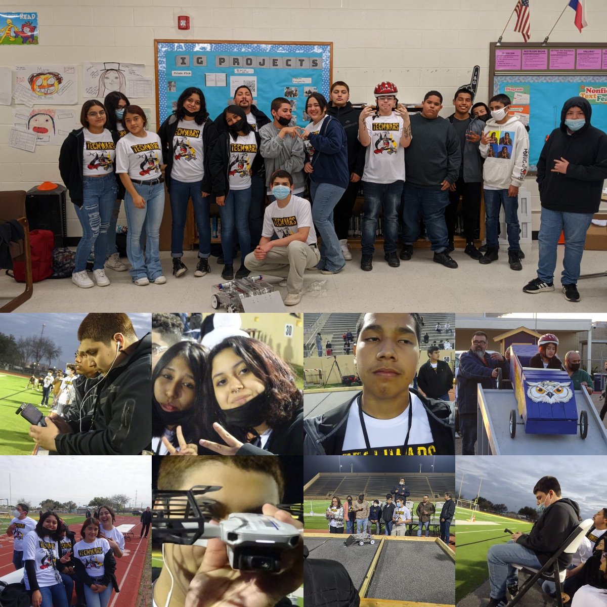 e_m0rin's tweet photo. We had a great time at #MISDTechWars22 Here @IandGCenter we do our best to promote #socialskills I commend all these students' hard work and dedication in working together as a team. #Owlitude #WeAreIandG @gutiexfer https://t.co/xmoeR1Ghz5
