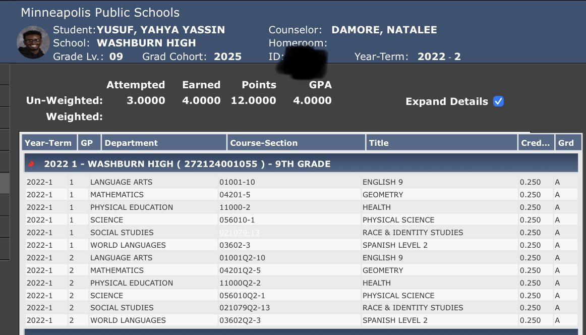yahya_yusuf1's tweet photo. Planning to keep my grades looking like this forever. Good habits lead to success💯 https://t.co/dfNgDvPVen