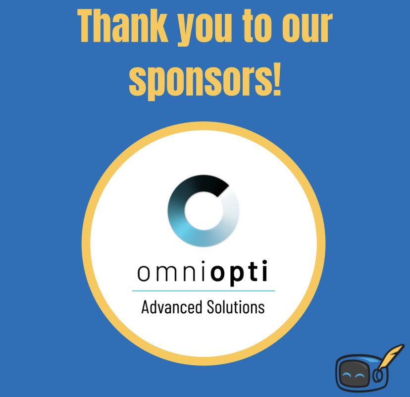 We would like to thank our sponsor, OmniOpti, for supporting PatriotHacks! You can learn more about them at omniopti.si

You can still register for PatriotHacks with the link in our bio. We can’t wait to see you on Friday, Hackers!!
