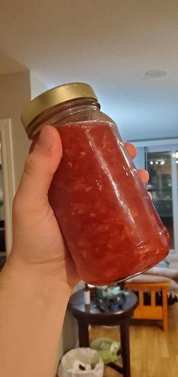 JumpingInBlind's tweet photo. I'm storing it next to the pasta sauce and nobody can stop me https://t.co/zTkjLC5rxS