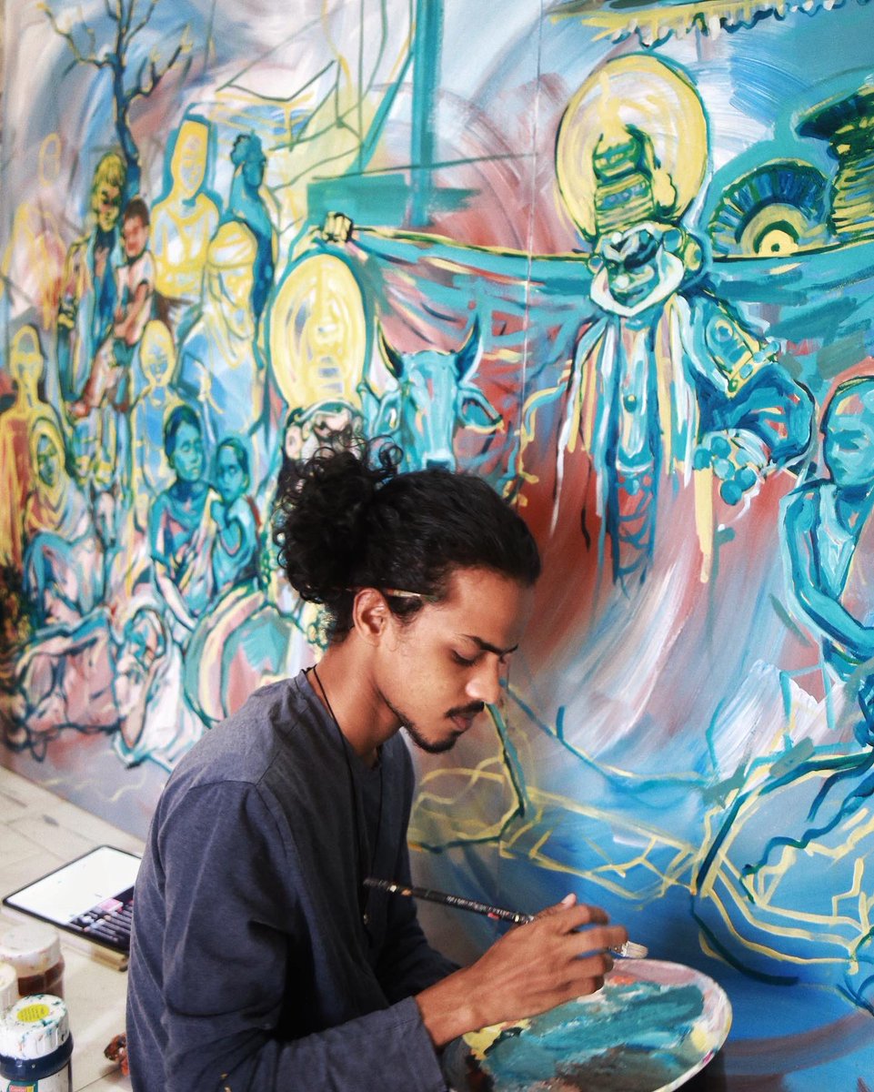 MinonJohn's tweet photo. A normal day of painting …

Captured by Mintu (sister)❤️

#art #artist #NFTCommunity https://t.co/b6xo0xXM31