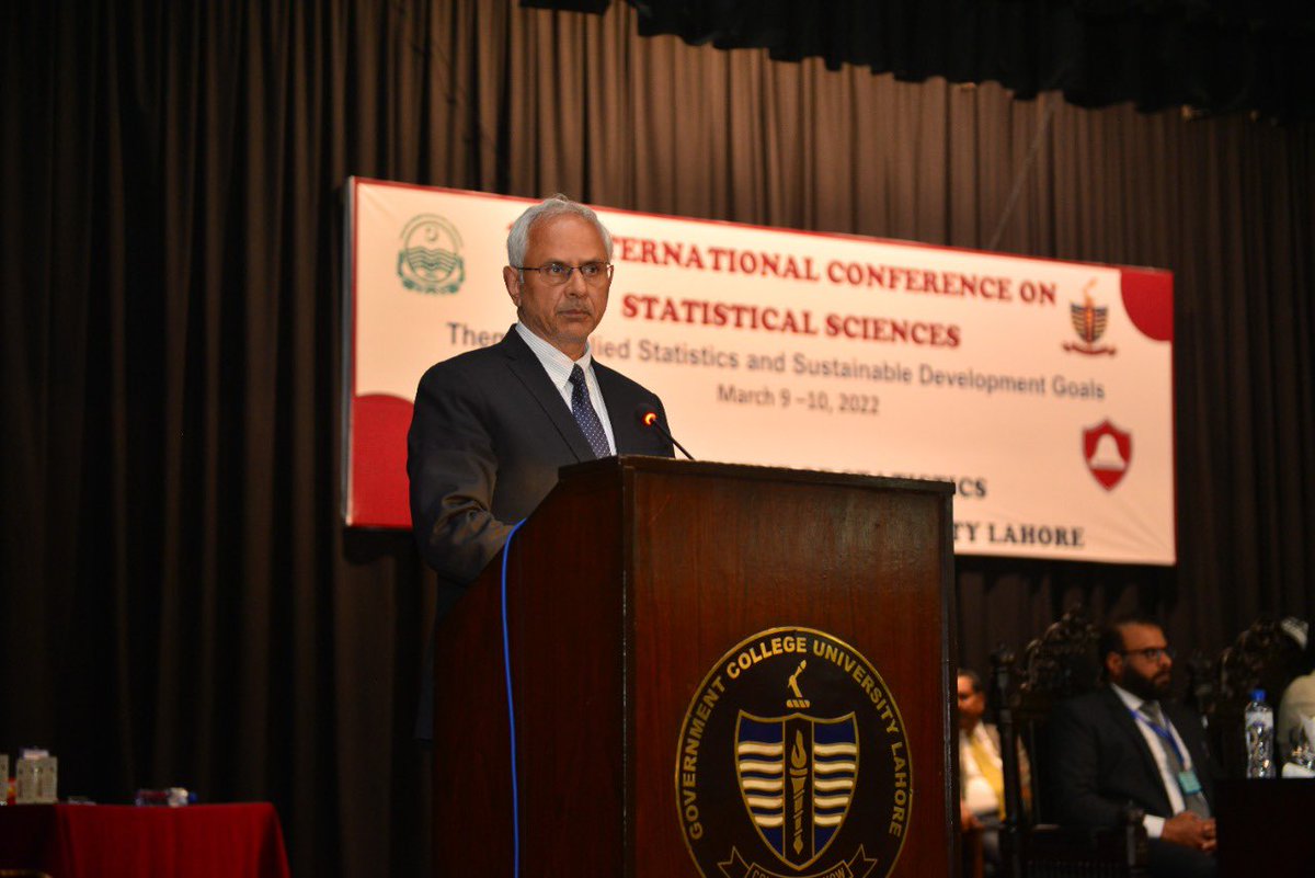 zaidia's tweet photo. Great to participate in the Int’l Conference on Statistical Sciences, by GCU’s Statistics Department, 9 March, @gcuniversitylhr 

I highlighted the opportunity the 2030 Agenda of Sustainable Development offers us, &amp; how imp statistical work is for the implementation of SDGs. https://t.co/8zExcl5hIi