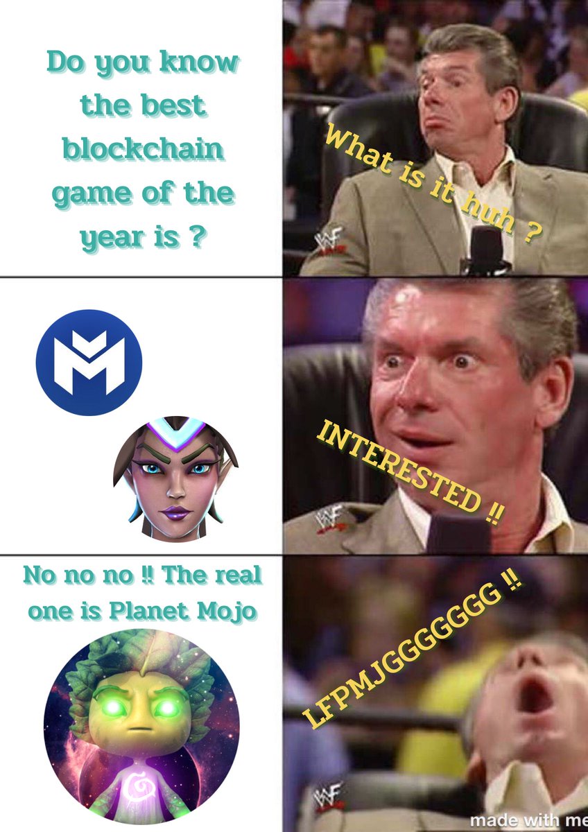 Ronaldinmoon's tweet image. Something goes wrong LOL It just my opinion :)) 
#MojoRising @WeArePlanetMojo