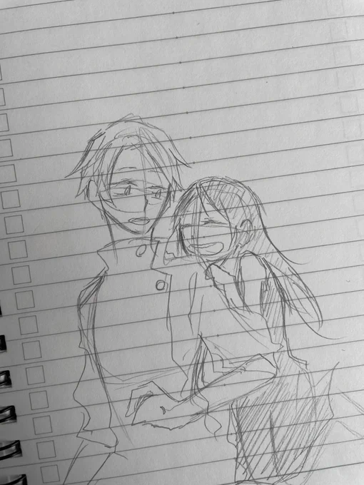 今はここまで💍帰ったら見ながら清書! 