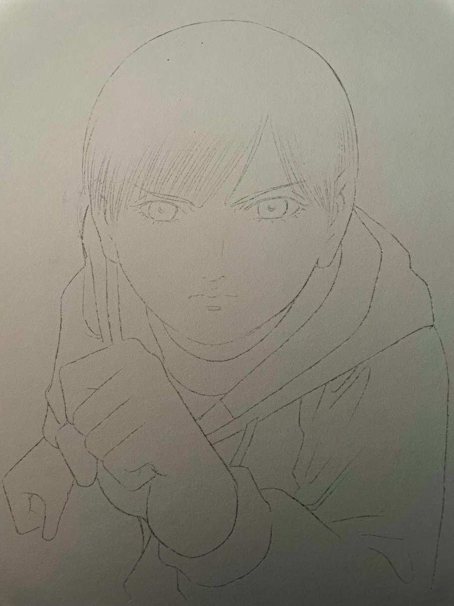 下書きをボールペンでなぞりイラストボードに転写、後ペン入れ…さてカラーインクもイラストボードも使い慣れた物が手に入らなくなって来た。いつまでもこの書き方は出来ないなぁ