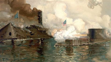 TammiMinoski's tweet image. #OTD 1862: Civil War ironclad ships - the #USSMonitor and the #CSSVirginia - engaged in a five-hour battle at Hampton Roads, Virginia. unwritten-record.blogs.archives.gov/2018/03/08/an-… #NavalHistory #MilitaryHistory