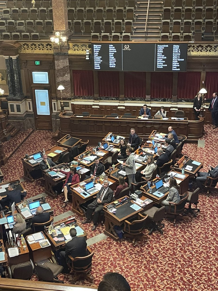 Kevin4RECs's tweet photo. Yesterday @CarrieKoelkerIA introduced &amp; the IA Senate adopted SR103 to declare 3/8 as Utillity Worker Appreciation Day annually, the @IowaRECs are grateful 2 Sen Koelker &amp; those who understand what these hard working men &amp; women face when the lights go out #ialegis @iaruralpower https://t.co/gYCfMd0Mon
