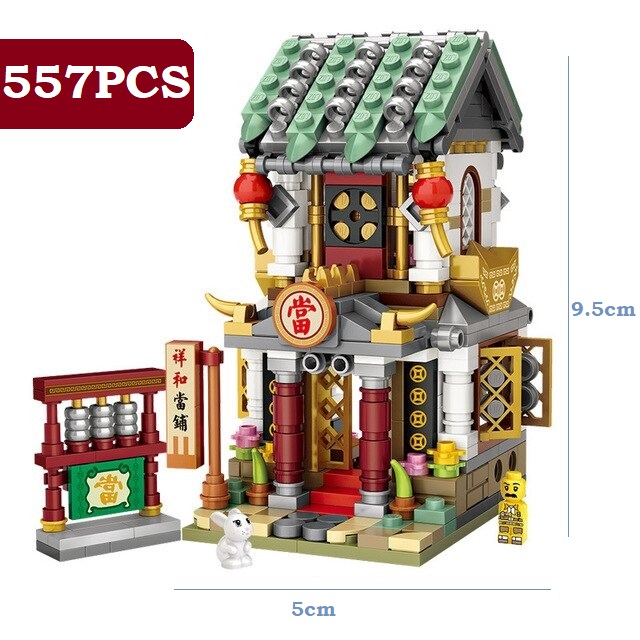 Building Blocks Traditional Asian Model House two story Bricks home for kids
ebay.com/itm/1648912290…