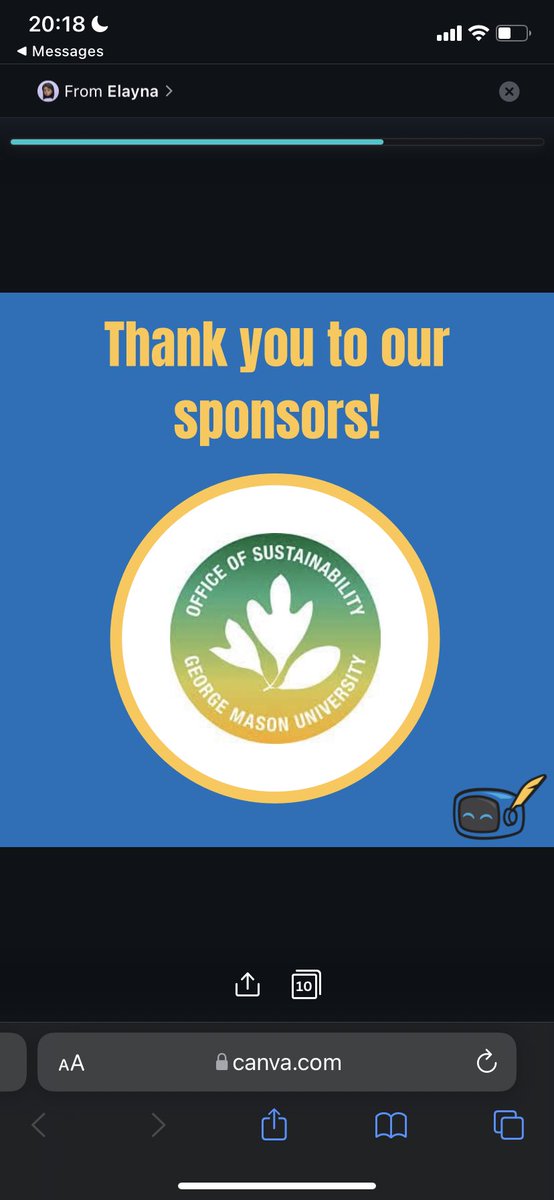 We would like to thank our sponsor, George Mason University’s Office of Sustainability, for supporting PatriotHacks! You can learn more about them at green.gmu.edu

You can still register for PatriotHacks with the link in our bio.