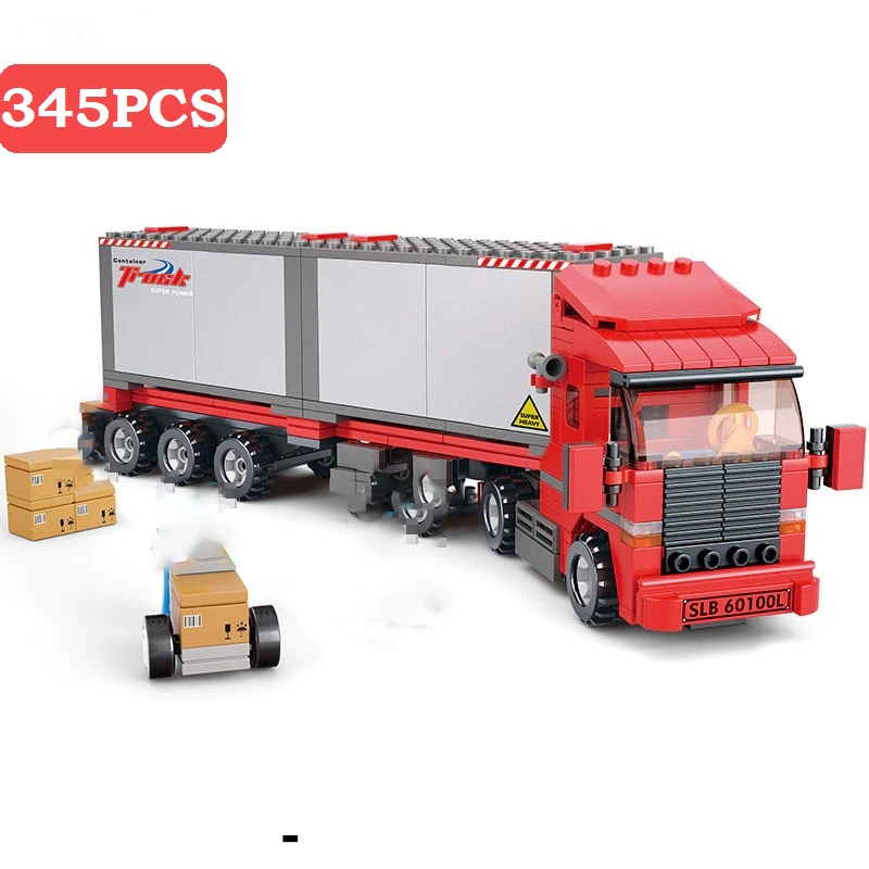Building Blocks Container Carrier Truck Brick Making Container truck 345pcs toy
ebay.com/itm/1648442649…
