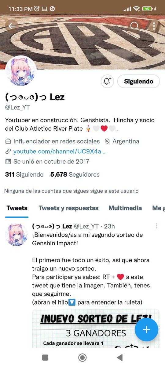 Satm_3's tweet photo. @Lez_YT Tengo fe de q lo puedo ganar https://t.co/5AULMoZTcU
