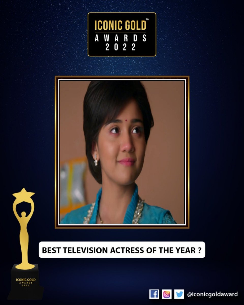 ashisingh_lover's tweet photo. I nominate #AshiSingh for:
•Best Television Actress of the year for her steller performance as #MeetHooda in #MeetBadlegiDuniyaKiReet 
•Iconic most popular television actress of the year
#IconicGoldAwards2022 @IconicGoldAward @Ashisinghh @VikasKalantri https://t.co/oBeNEeWTs2