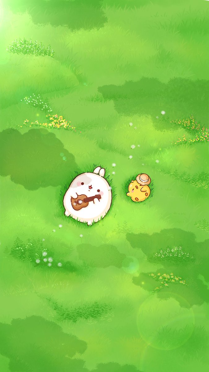 molang2010's tweet photo. 답답할 땐 시원하게 탁 트인 들판의 몰랑이 보기🌿
(나비랑그림 2019.3.22.) https://t.co/XFrDMlbmK6