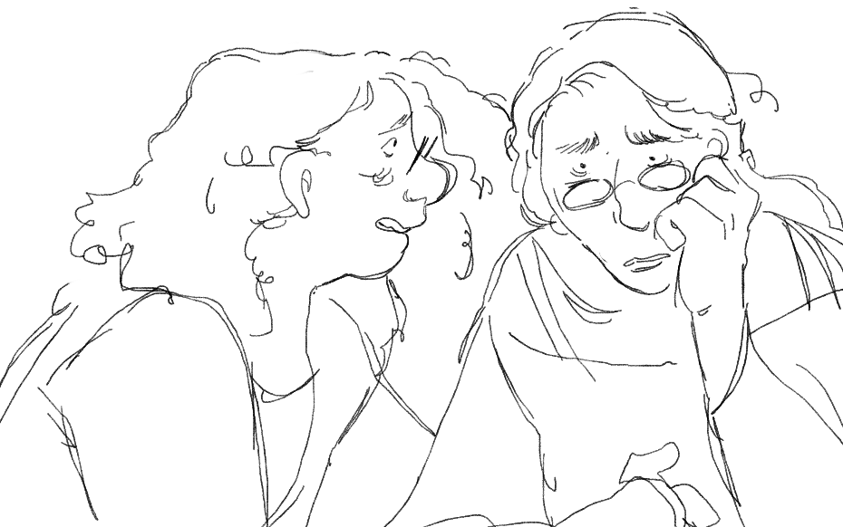 POV your girlfriend is haunted in her own body and keeps showing up in weird places and her childhood best friend/ex girlfriend who hates her is helping you try to find her and even when you hear the tales of how awful she was to her you cant ever truly stop loving her