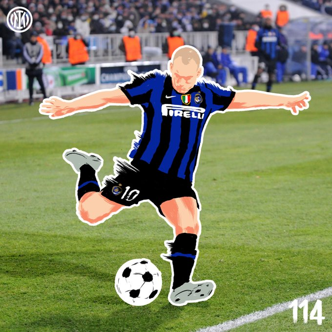 Inter_jp's tweet photo. ヴェスレイ・スナイデル
インテルにすぐに定着したオランダ人は、素晴らしいゴールやアシストを豊富に記録した。最も重要なゴールはディナモ・キエフ戦のタップインかもしれない。
@sneijder101010
#Inter114 https://t.co/E7mrG1HUhe