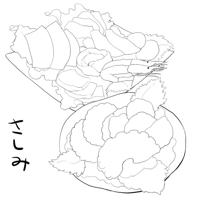 アウトラインだけならへろへろでも描ける気持ちになって、アウトラインさえあれば中のタッチもなんとかなるみたいな気持ちになってメンタルにやさしい 