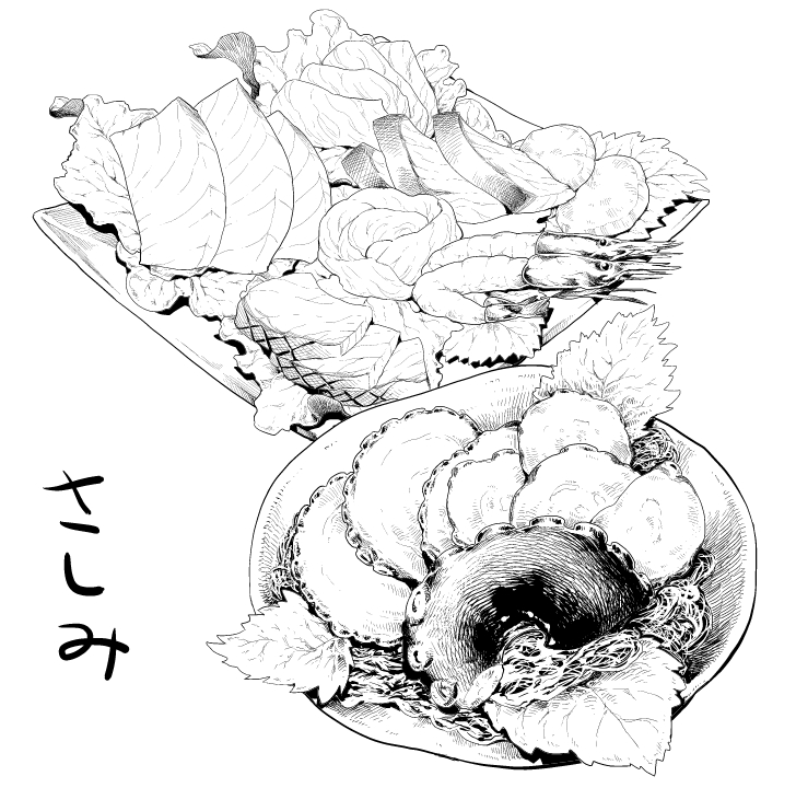 アウトラインだけならへろへろでも描ける気持ちになって、アウトラインさえあれば中のタッチもなんとかなるみたいな気持ちになってメンタルにやさしい 