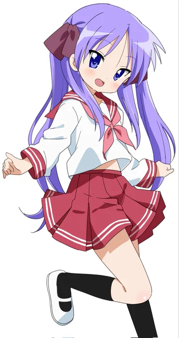 柊かがみちゃん描きました 