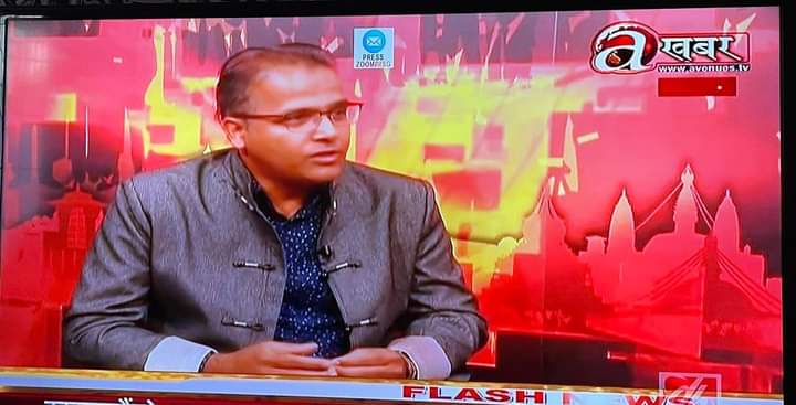 LaxmanKasyap's tweet photo. This morning at @Avenues_TV, I shared my observations on Nepal's #mediafreedom environment &amp; challenges to  #onlineexpression https://t.co/bV7HXnBGTS