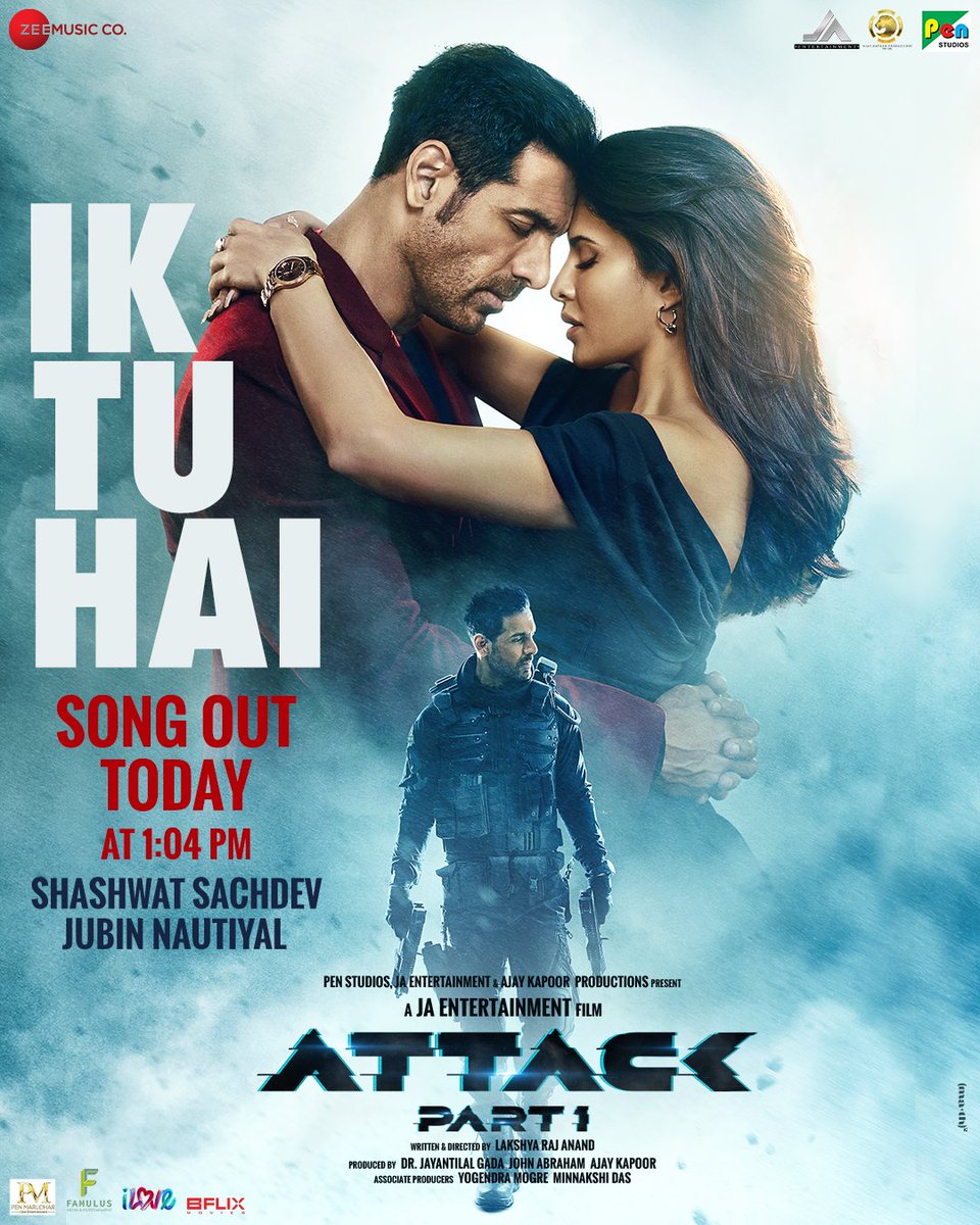 An unbreakable vow to stay together in love and war ❤️ #IkTuHai song out today! #Attack - Part 1 releasing in cinemas worldwide on 1.04.22 @LakshyaRajAnand @Rakulpreet @Asli_Jacqueline #RatnaPathakShah @prakashraaj @jayantilalgada #AjayKapoor @MogreYogendra @minnakshidas