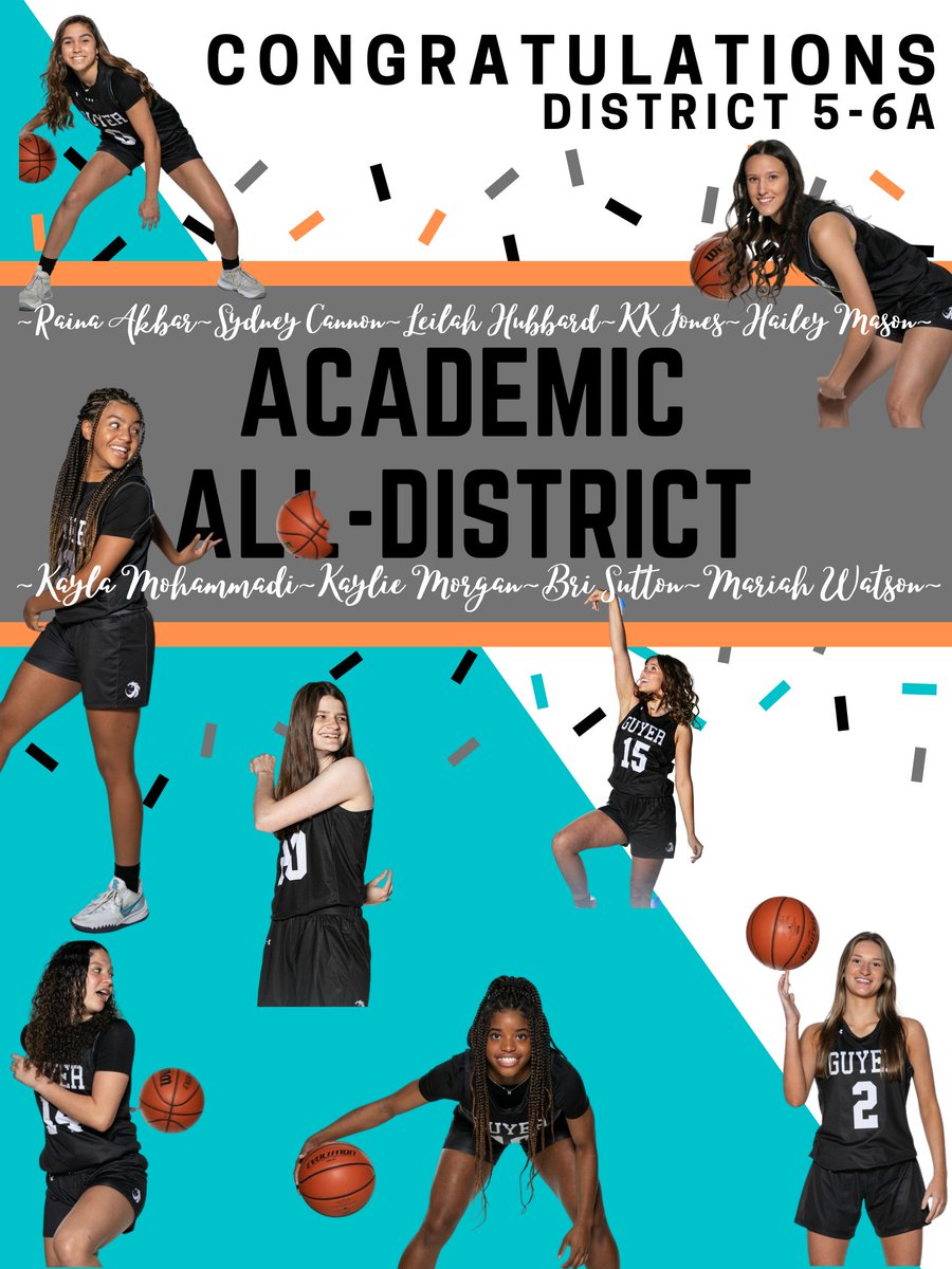 DentonGuyerGBB's tweet photo. Congratulations to these Lady Wildcats for pursuing excellence in the classroom and on the court! District 5-6A Honorees https://t.co/MOOiA0ZqJp
